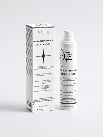 Collagen Anti - Age Night Cream - MathreCosmetics - Night Cream - MathreCosmetics - MathreCosmetics