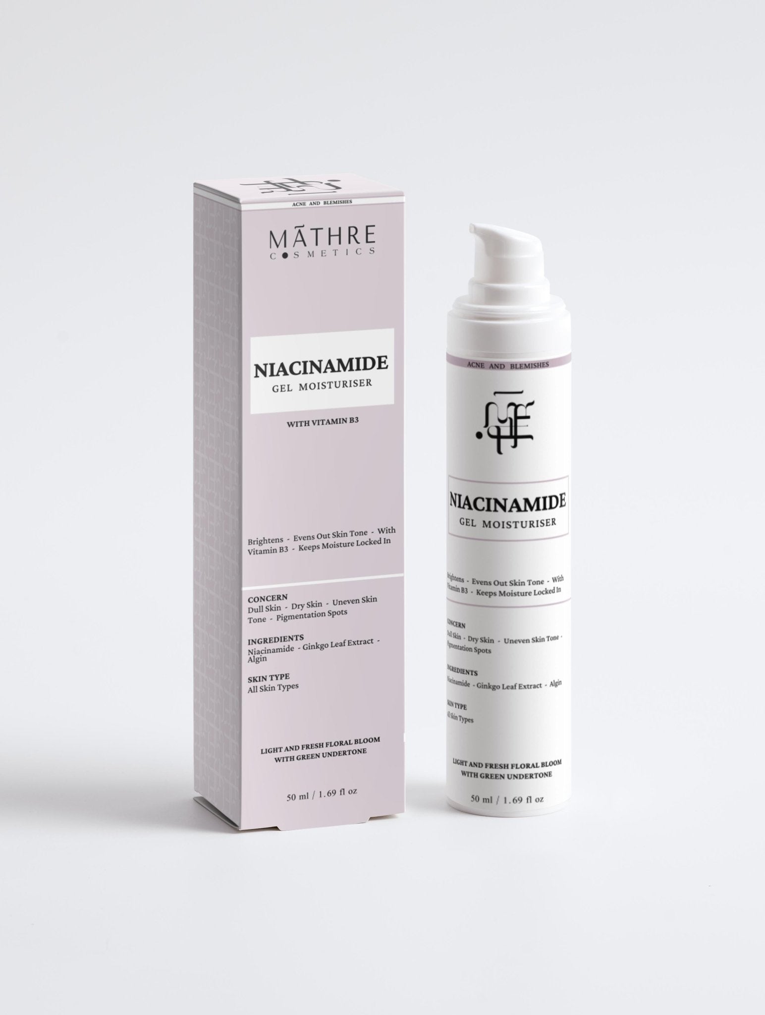 Niacinamide Gel Moisturiser - MathreCosmetics - Face Moisturizer - MathreCosmetics - MathreCosmetics