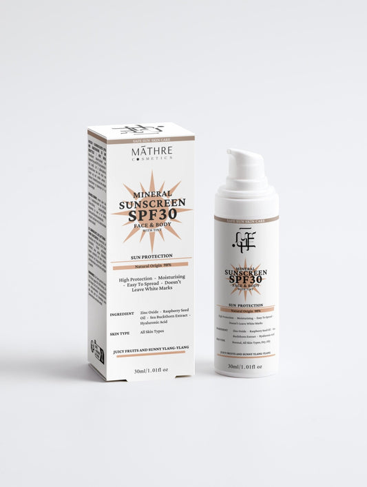 Sunscreen SPF30, with tint - MathreCosmetics - Sunscreen - MathreCosmetics - MathreCosmetics